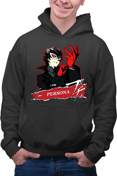 OEM Men's Hoodie Persona Joker Akira Kurusu Funimation Game Fantasy
