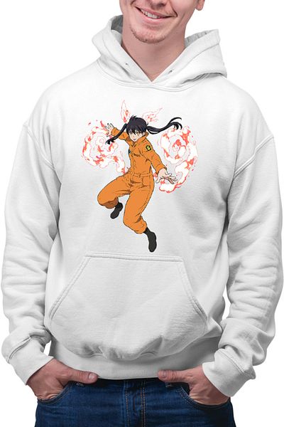 OEM Men's Hoodie Fire Force Kotatsu Tamaki Animeg Japan Tokyo