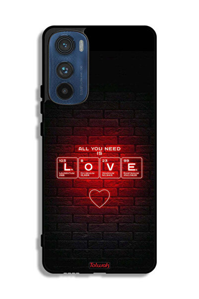 Tolwak غطاء حماية لهاتف موتورولا إيدج 30 كل ما تحتاجه هو الحب