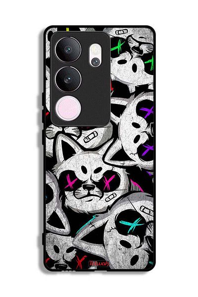 Tolwak vivo V29 Pro Protective Case Cover Marshmallow Cats