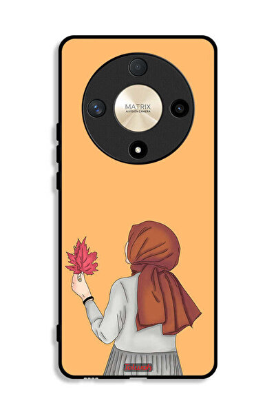 Tolwak Honor X9b Protective Case Cover Holding Leaf