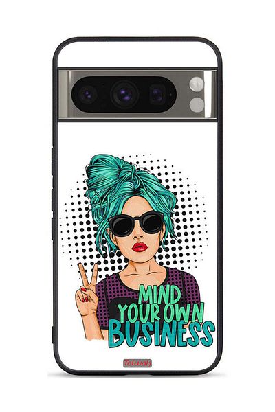 Tolwak Google Pixel 8 Pro Protective Case Cover Mind Your Own Business