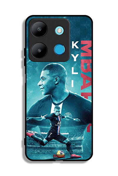 Tolwak غطاء حماية لهاتف Infinix Smart 7 بطبعة ملصق مبابي