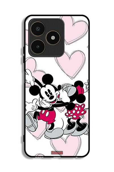 Tolwak غطاء حماية لهاتف Realme C53 بتصميم عناق ميكي ماوس