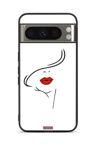 Tolwak Google Pixel 8 Pro Protective Case Cover Girl Face Art