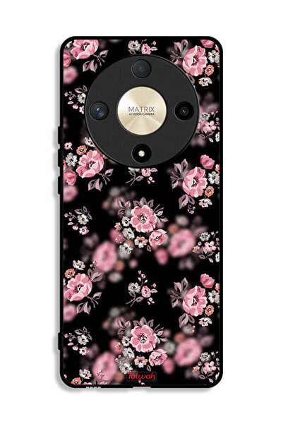 Tolwak Honor X9b Protective Case Cover Portrait Flowers Pattern