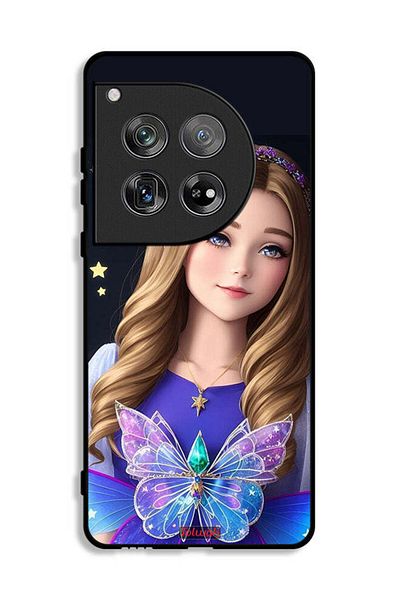 Tolwak OnePlus 12 Protective Case Cover Cute Butterfly Girl