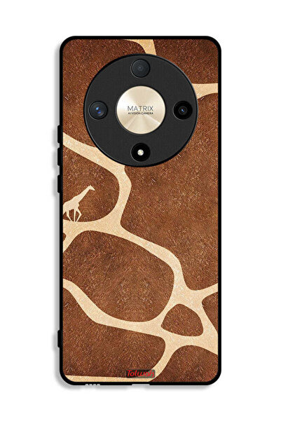 Tolwak Honor X9b Protective Case Cover Giraffe Skin