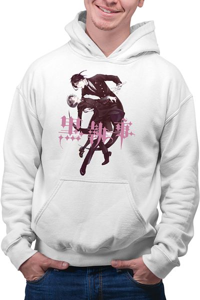 OEM Men's Hoodie Black Butler Sebastian Ciel Toboso Yana