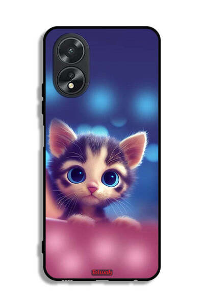 Tolwak غطاء حماية لهاتف Oppo A38 - قطة صغيرة