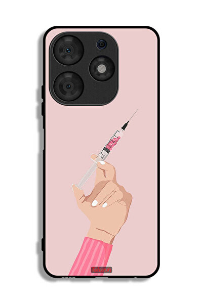 Tolwak Tecno Spark 10 Pro Protective Case Cover Love Injection
