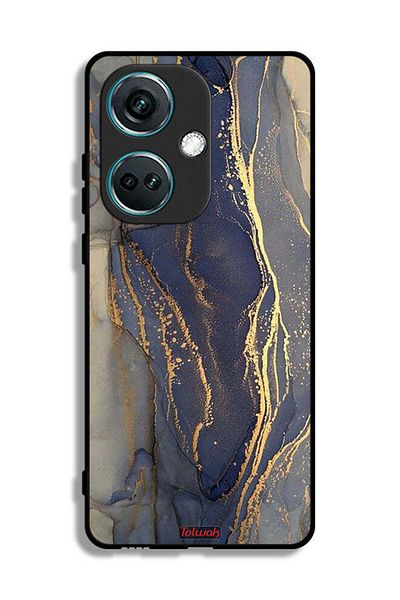 Tolwak OnePlus Nord CE3 Protective Case Cover Gliter Marble Pattern