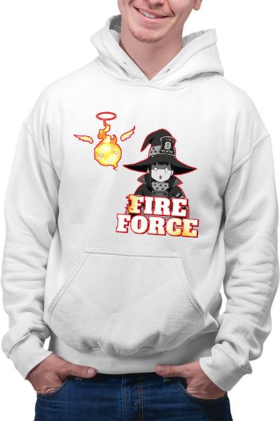 OEM Men's Hoodie Fire Force Maki Oze Wizard Merlin