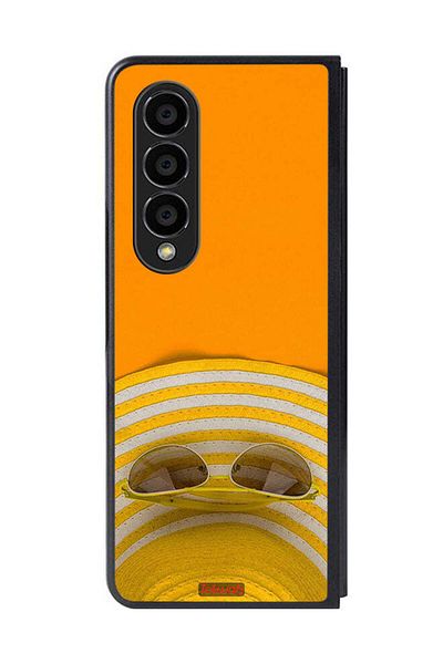 Tolwak Samsung Galaxy Z Fold 4 Protective Case Cover Glasses Hat