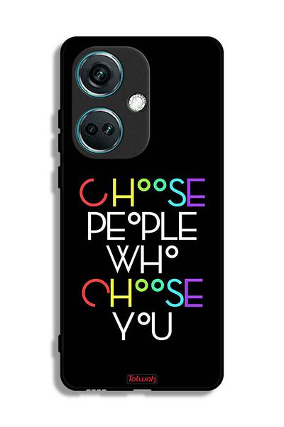 Tolwak OnePlus Nord CE3 Protective Case Cover Choose People Who Choose You