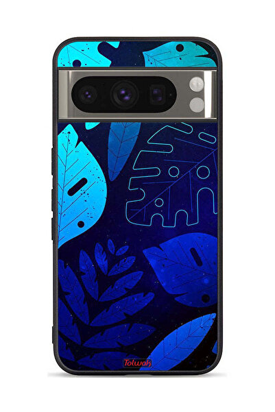 Tolwak غطاء حماية لهاتف Google Pixel 8 Pro بنقشة أوراق الشجر