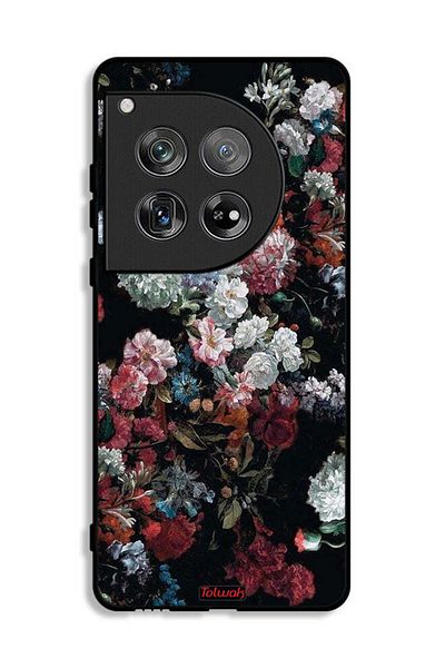 Tolwak OnePlus 12 Protective Case Cover Vintage Roses