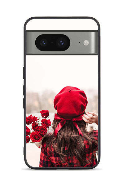 Tolwak غطاء حماية لهاتف Google Pixel 8 يحمل زهورًا