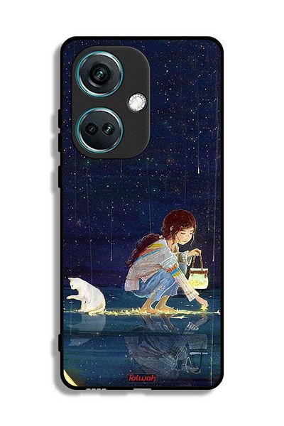 Tolwak OnePlus Nord CE3 Protective Case Cover Collecting Stars Art