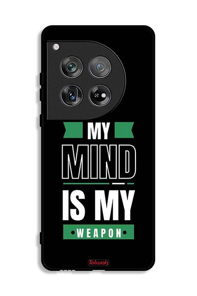 Tolwak غطاء حماية لهاتف OnePlus 12 - My Mind Is My