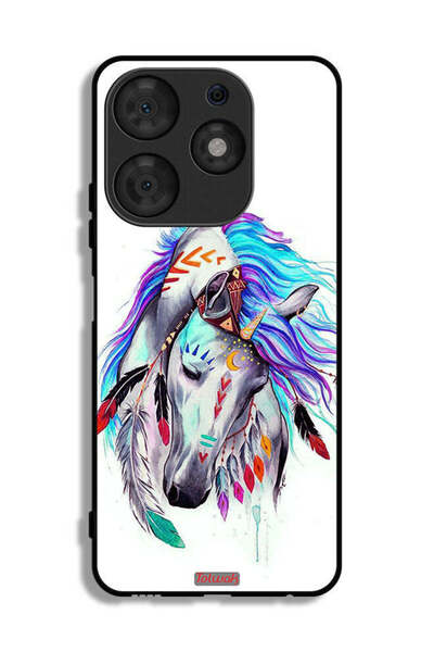 Tolwak Tecno Spark 10 Pro Protective Case Cover Horse