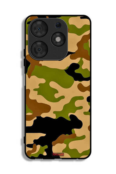 Tolwak غطاء حماية لهاتف Tecno Spark 10 Pro بنمط رقمي تجريدي مموه