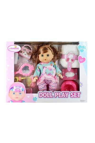 divendi-ro Păpușă interactivă, cu haine și accesorii, funcții realiste, multicoloră