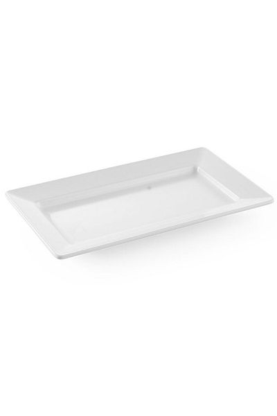 HENDI Platou dreptunghiular din melamină 49,5x27cm înălțime 5,6cm alb - 561515