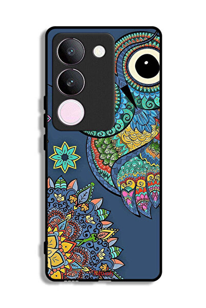 Tolwak غطاء حماية لهاتف فيفو V29 بتصميم بومة زهرية