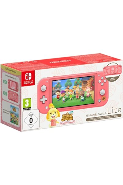 Nintendo Switch Lite Coral Isabelle's Aloha Edition