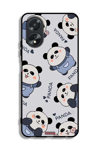 Tolwak Oppo A38 Protective Case Cover Pattern Of Pandas