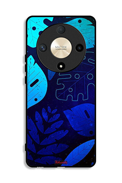 Tolwak Honor X9b Protective Case Cover Leaves Pattern