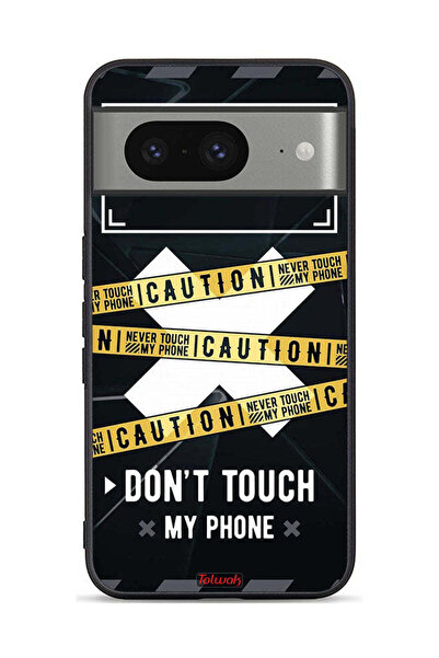 Tolwak غطاء حماية لجهاز Google Pixel 8 تحذير: لا تلمس هاتفي أبدًا