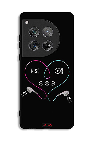 Tolwak غطاء حماية لهاتف OnePlus 12 مع موسيقى