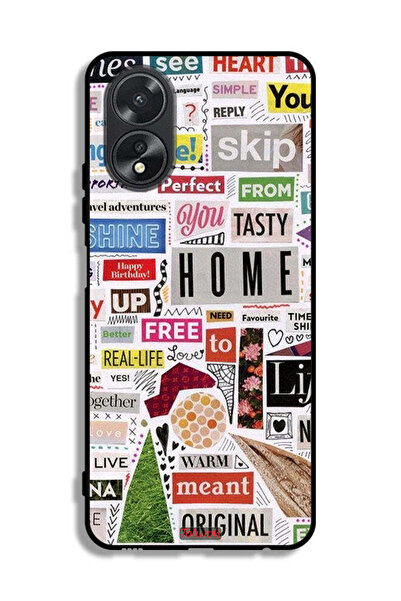 Tolwak غطاء حماية لهاتف Oppo A38 مع ملصقات أصلية