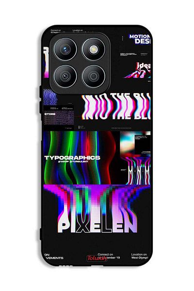 Tolwak غطاء حماية لهاتف Honor X8b بتصميم متحرك