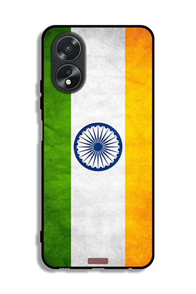 Tolwak غطاء حماية لهاتف Oppo A38 بطبعة علم هندي مضيء