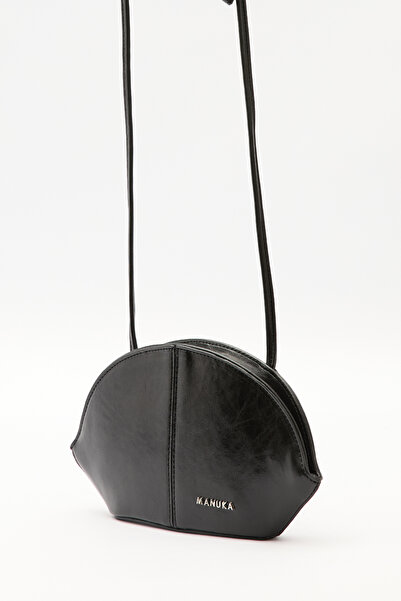 Manuka Polly Binding Detail Bag Black Truffle