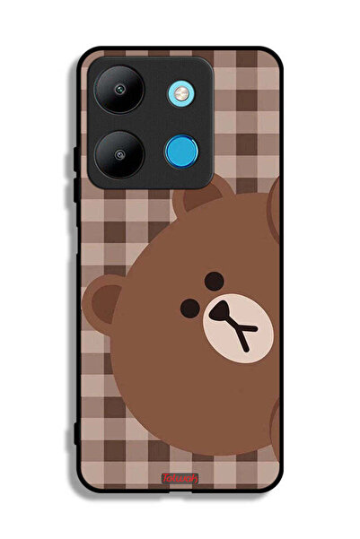 Tolwak غطاء حماية لهاتف إنفينيكس سمارت 7 على شكل دب