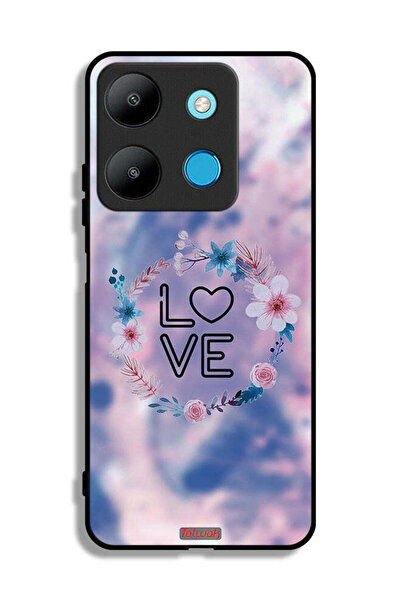 Tolwak غطاء حماية من إنفينيكس سمارت 7 برسومات زهور الحب