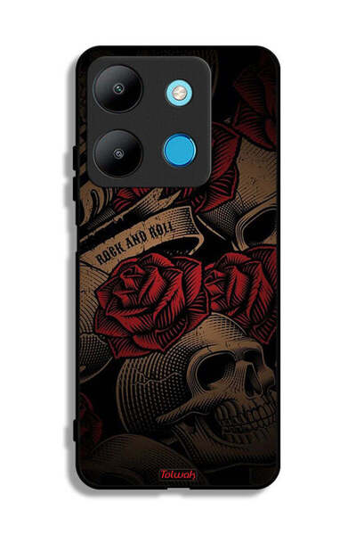 Tolwak غطاء حماية لهاتف Infinix Smart 7 Rok And Roll