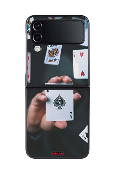 Tolwak بطاقات غطاء حماية لهاتف Samsung Galaxy Z Flip 4