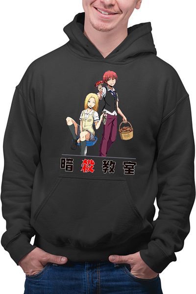 OEM Assassination Classroom Rio Karma Student Men's Hoodie