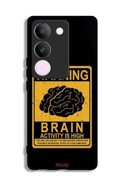 Tolwak غطاء حماية لهاتف Vivo S17 تحذير من ارتفاع نشاط الدماغ