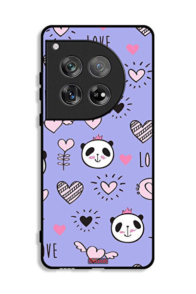 Tolwak غطاء حماية لهاتف OnePlus 12 بتصميم الحب والباندا