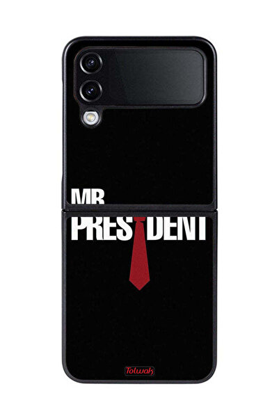 Tolwak غطاء حماية لهاتف Samsung Galaxy Z Flip 4 من Mr President