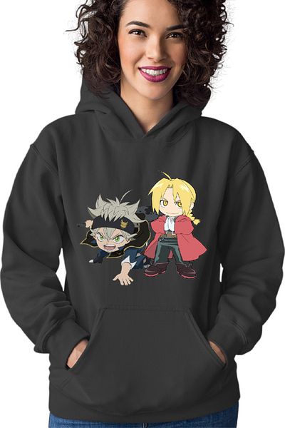 OEM Hanorac Femei Black Clover Asta Edward Elric Fantasy Alchemy Super Powers