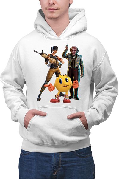 OEM Men's Hoodie Fortnite Pacman Star Trek Gameplay Survival