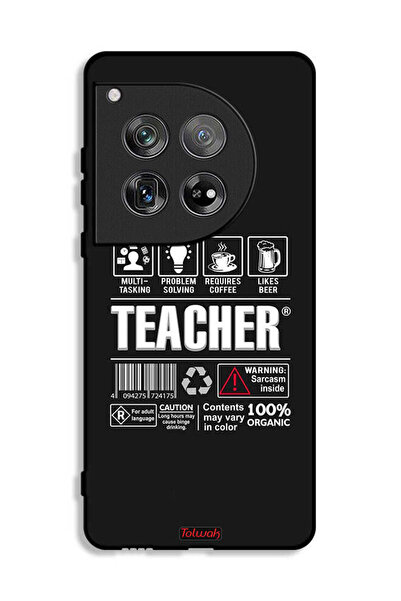 Tolwak غطاء حماية لجهاز OnePlus 12 - ملصق المعلم