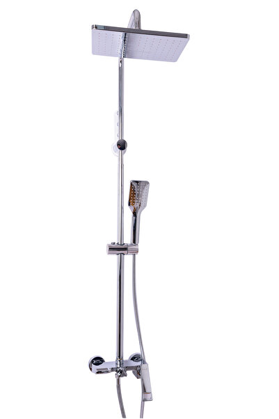 Trendy's Shower column, TRENDY S, with three functions, shiny chrome
